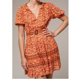 Home Holiday Nectar Floral Ayla Mini Dress Size Small